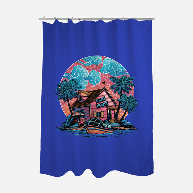 Island Life-None-Polyester-Shower Curtain-glitchygorilla