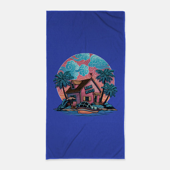 Island Life-None-Beach-Towel-glitchygorilla