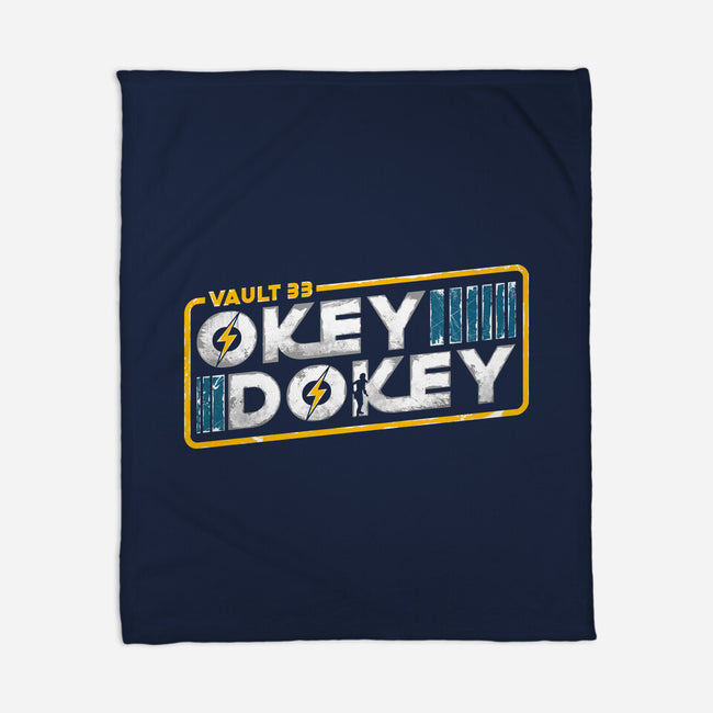 Okey Dokey Vault 33-None-Fleece-Blanket-rocketman_art