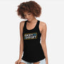 Okey Dokey Vault 33-Womens-Racerback-Tank-rocketman_art