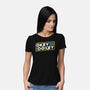 Okey Dokey Vault 33-Womens-Basic-Tee-rocketman_art