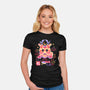 Kawaii Chinese Dragon-Womens-Fitted-Tee-NemiMakeit