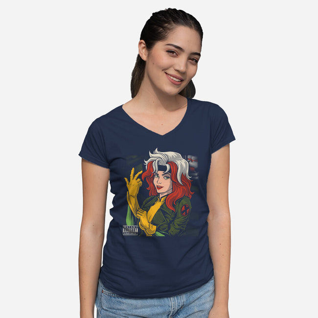 ROGUE182-Womens-V-Neck-Tee-Betmac