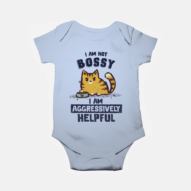 I Am Aggressively Helpful-Baby-Basic-Onesie-kg07