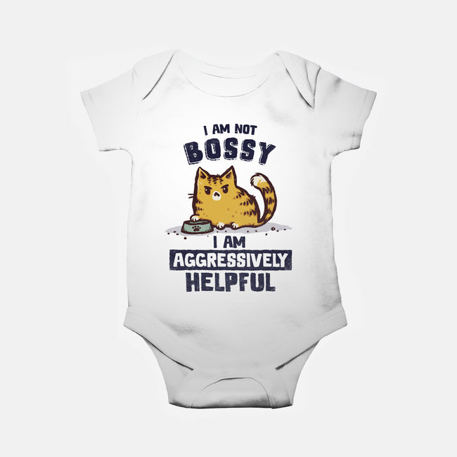 I Am Aggressively Helpful-Baby-Basic-Onesie-kg07