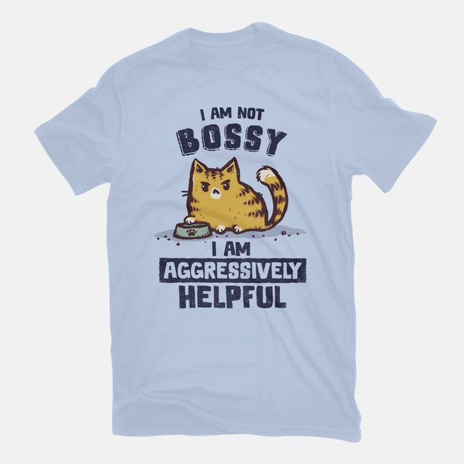 I Am Aggressively Helpful-Womens-Fitted-Tee-kg07