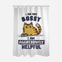 I Am Aggressively Helpful-None-Polyester-Shower Curtain-kg07