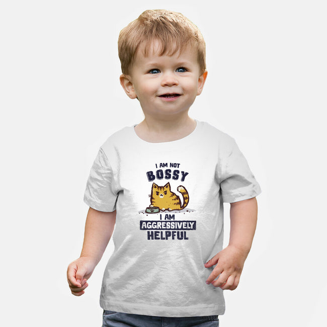 I Am Aggressively Helpful-Baby-Basic-Tee-kg07