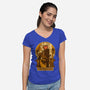 War Never Changes-Womens-V-Neck-Tee-Hafaell