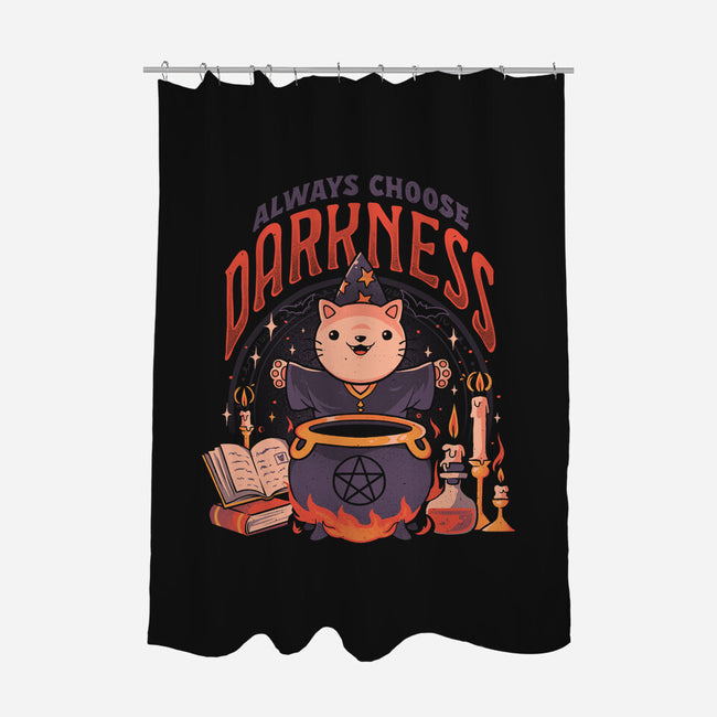 Always Choose Darknes-None-Polyester-Shower Curtain-eduely