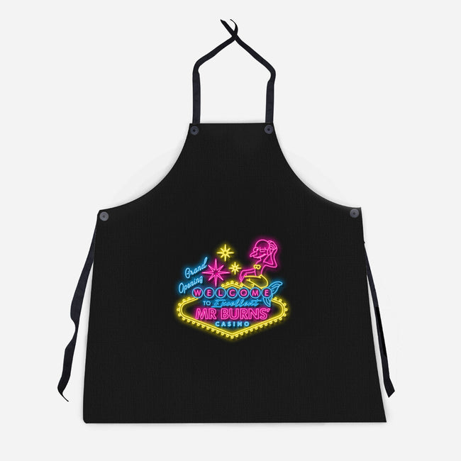 Burns Casino-Unisex-Kitchen-Apron-se7te