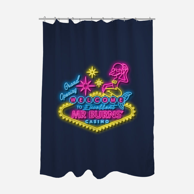 Burns Casino-None-Polyester-Shower Curtain-se7te