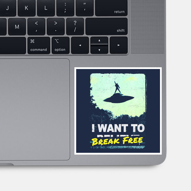 Break Free-None-Glossy-Sticker-Gamma-Ray