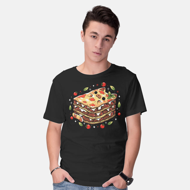 Lasagna Kitten-Mens-Basic-Tee-Vallina84