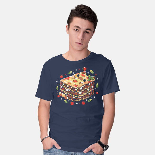 Lasagna Kitten-Mens-Basic-Tee-Vallina84