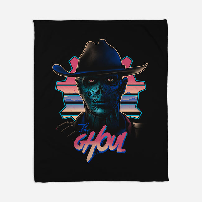 Retro Ghoul-None-Fleece-Blanket-Getsousa!