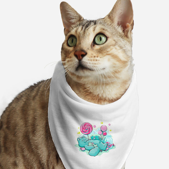 Candy Kitties-Cat-Bandana-Pet Collar-ellr