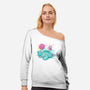 Candy Kitties-Womens-Off Shoulder-Sweatshirt-ellr