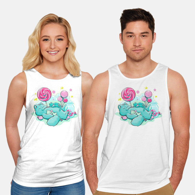 Candy Kitties-Unisex-Basic-Tank-ellr