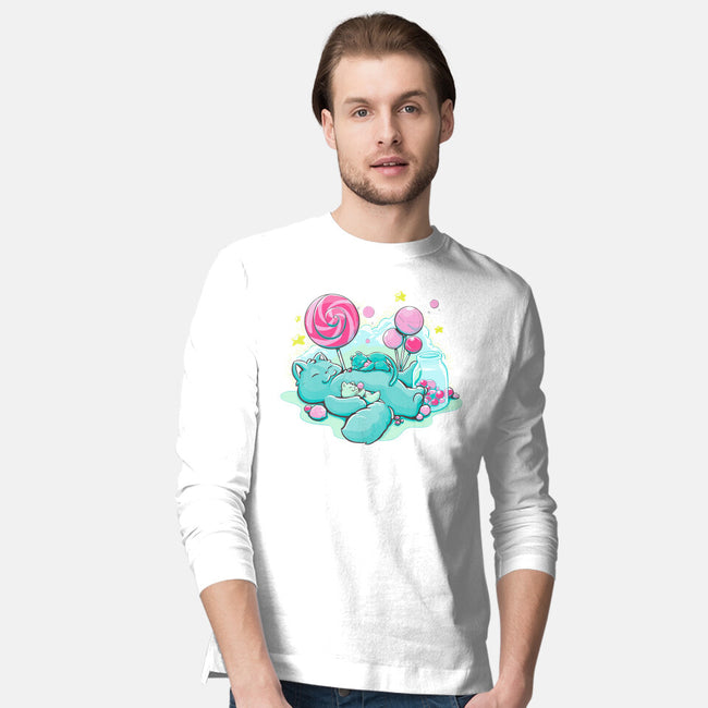 Candy Kitties-Mens-Long Sleeved-Tee-ellr