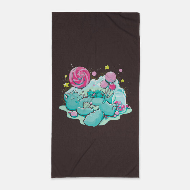 Candy Kitties-None-Beach-Towel-ellr