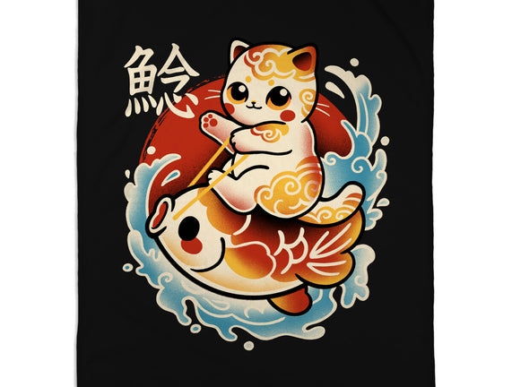 Neko Koi Fish Red Sun