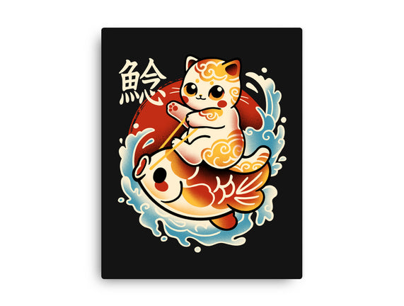 Neko Koi Fish Red Sun