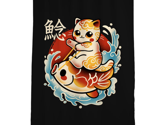 Neko Koi Fish Red Sun