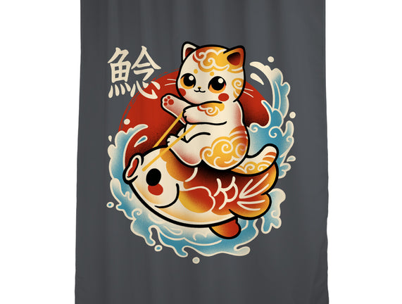 Neko Koi Fish Red Sun