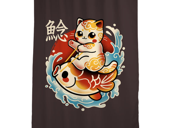 Neko Koi Fish Red Sun