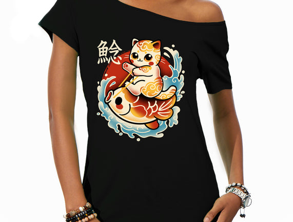 Neko Koi Fish Red Sun