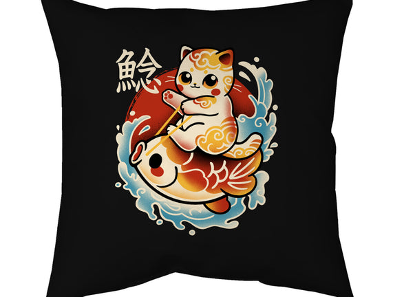 Neko Koi Fish Red Sun