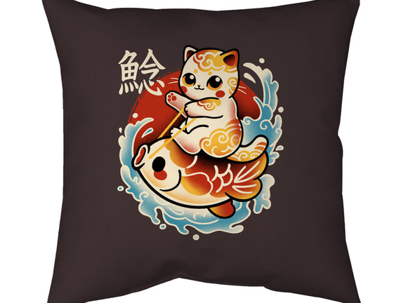 Neko Koi Fish Red Sun