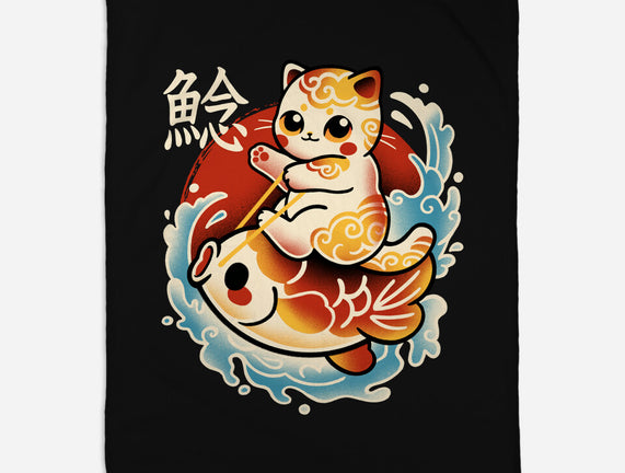 Neko Koi Fish Red Sun