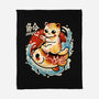 Neko Koi Fish Red Sun-None-Fleece-Blanket-NemiMakeit