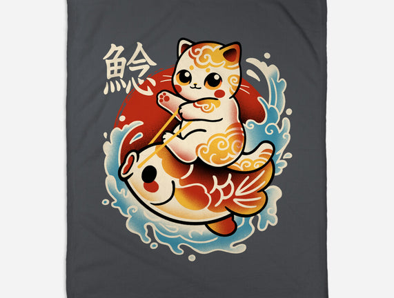 Neko Koi Fish Red Sun