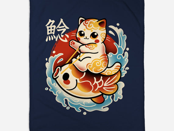 Neko Koi Fish Red Sun