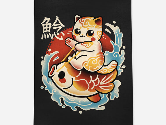 Neko Koi Fish Red Sun