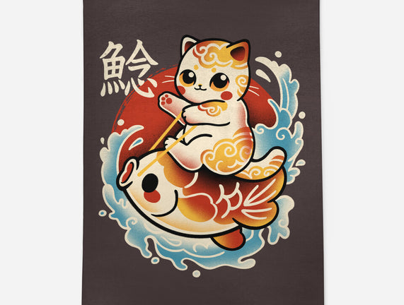 Neko Koi Fish Red Sun