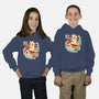 Neko Koi Fish Red Sun-Youth-Pullover-Sweatshirt-NemiMakeit