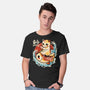 Neko Koi Fish Red Sun-Mens-Basic-Tee-NemiMakeit