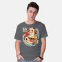 Neko Koi Fish Red Sun-Mens-Basic-Tee-NemiMakeit