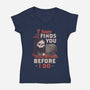 I Hope This Email Finds You-Womens-V-Neck-Tee-eduely