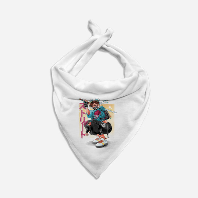 Street Samurai-Cat-Bandana-Pet Collar-Bruno Mota