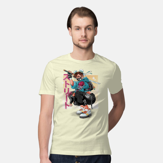 Street Samurai-Mens-Premium-Tee-Bruno Mota