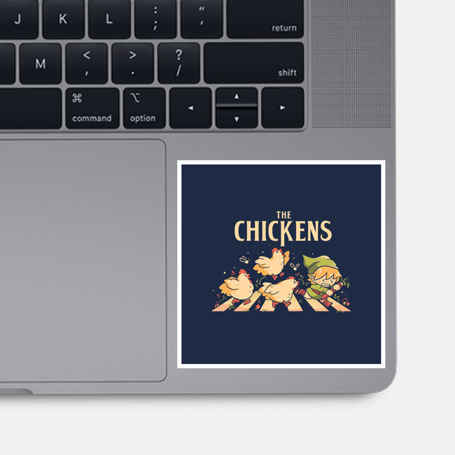 The Chickens Road-None-Glossy-Sticker-Arigatees