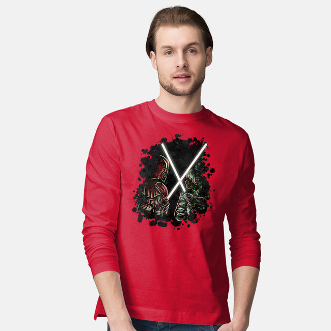 Battle Of Force-Mens-Long Sleeved-Tee-nickzzarto