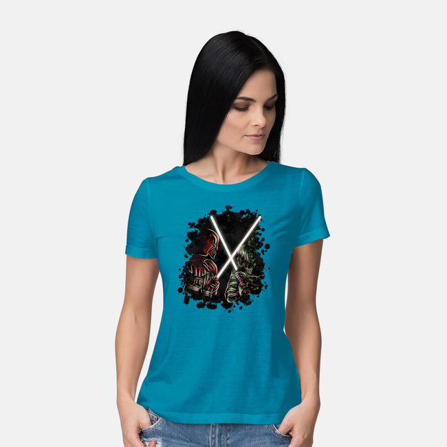 Battle Of Force-Womens-Basic-Tee-nickzzarto