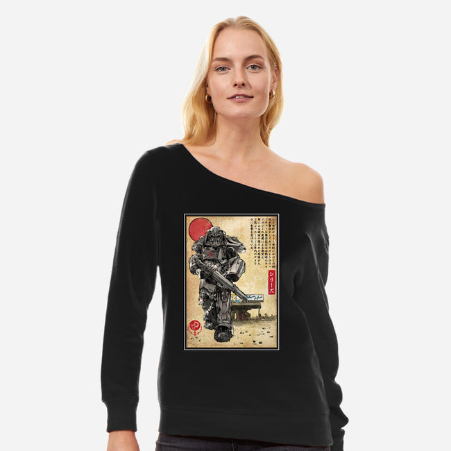 The Way Of Maximus-Womens-Off Shoulder-Sweatshirt-DrMonekers