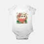 Keep Growing Cat-Baby-Basic-Onesie-Ca Mask